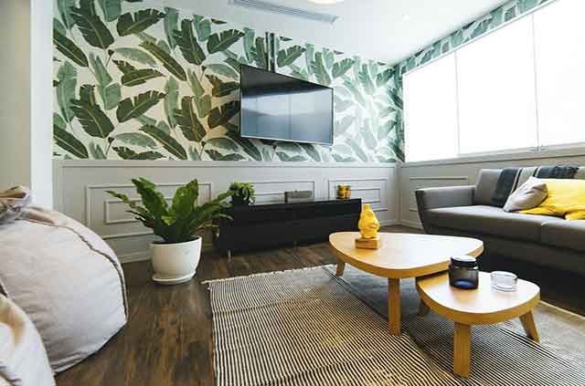 Living room interior designing