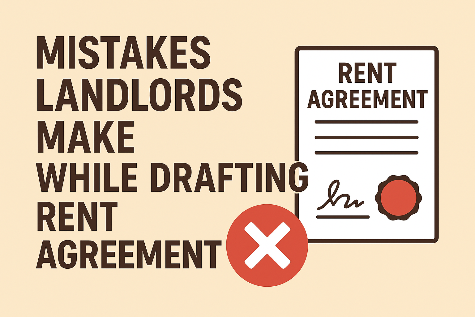 Mistakes Landlords Make While Drafting Rent Agreements