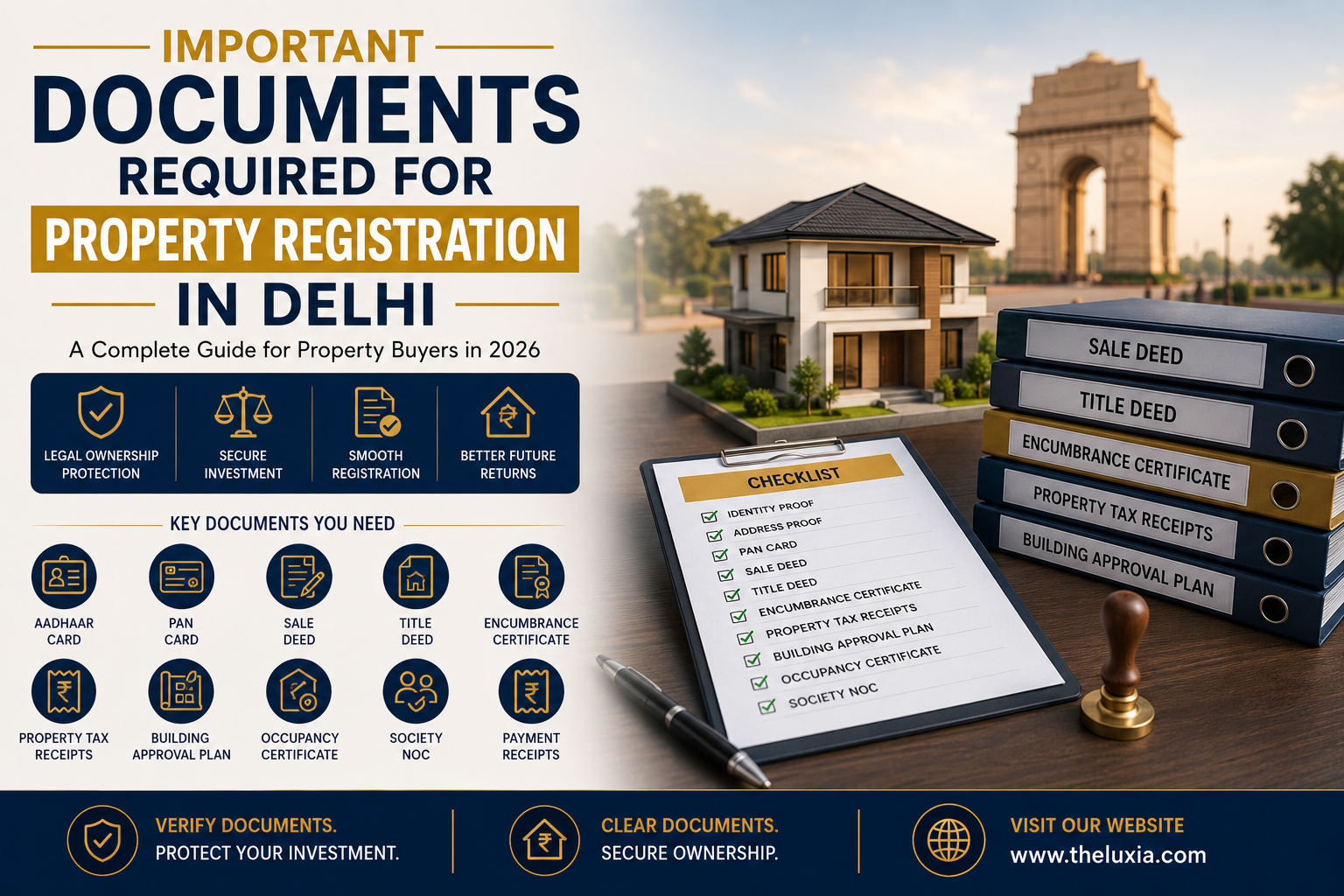 property registration documents in Delhi