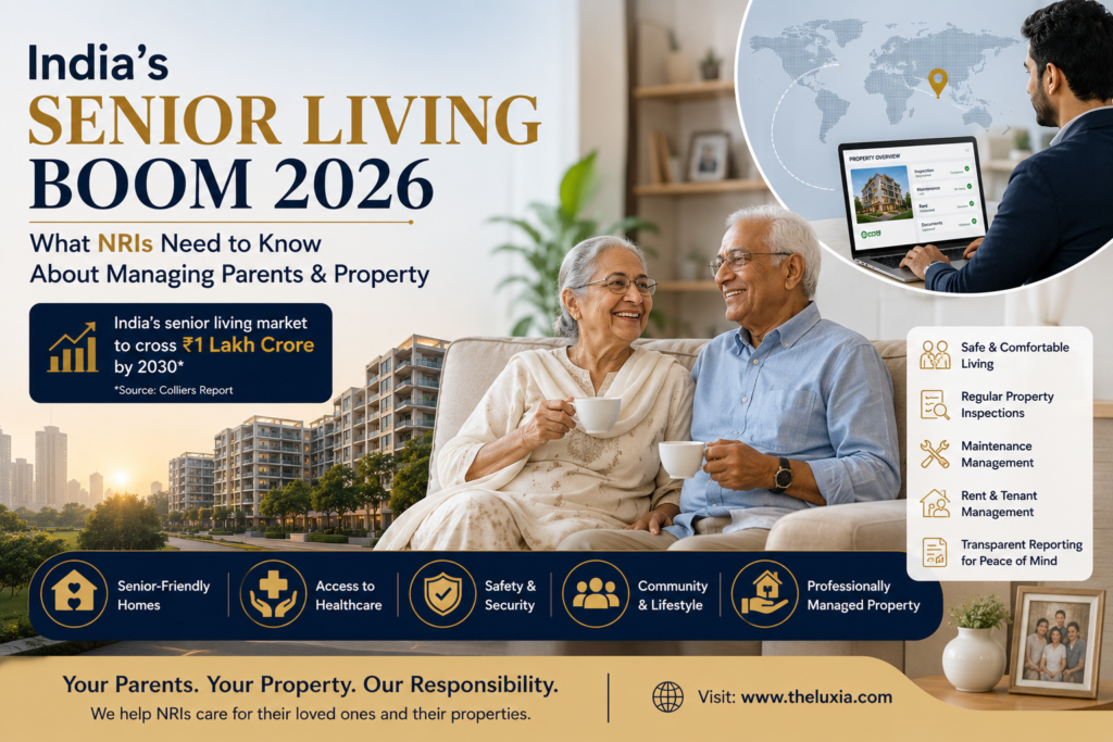 India’s Senior Living Boom 2026: A Guide for NRIs Managing Parents & Property