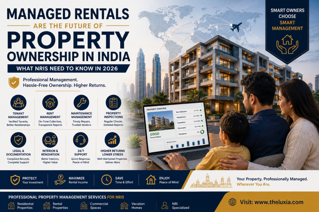 Managed Rentals in India: Why NRIs Are Choosing Professional Property Management in 2026