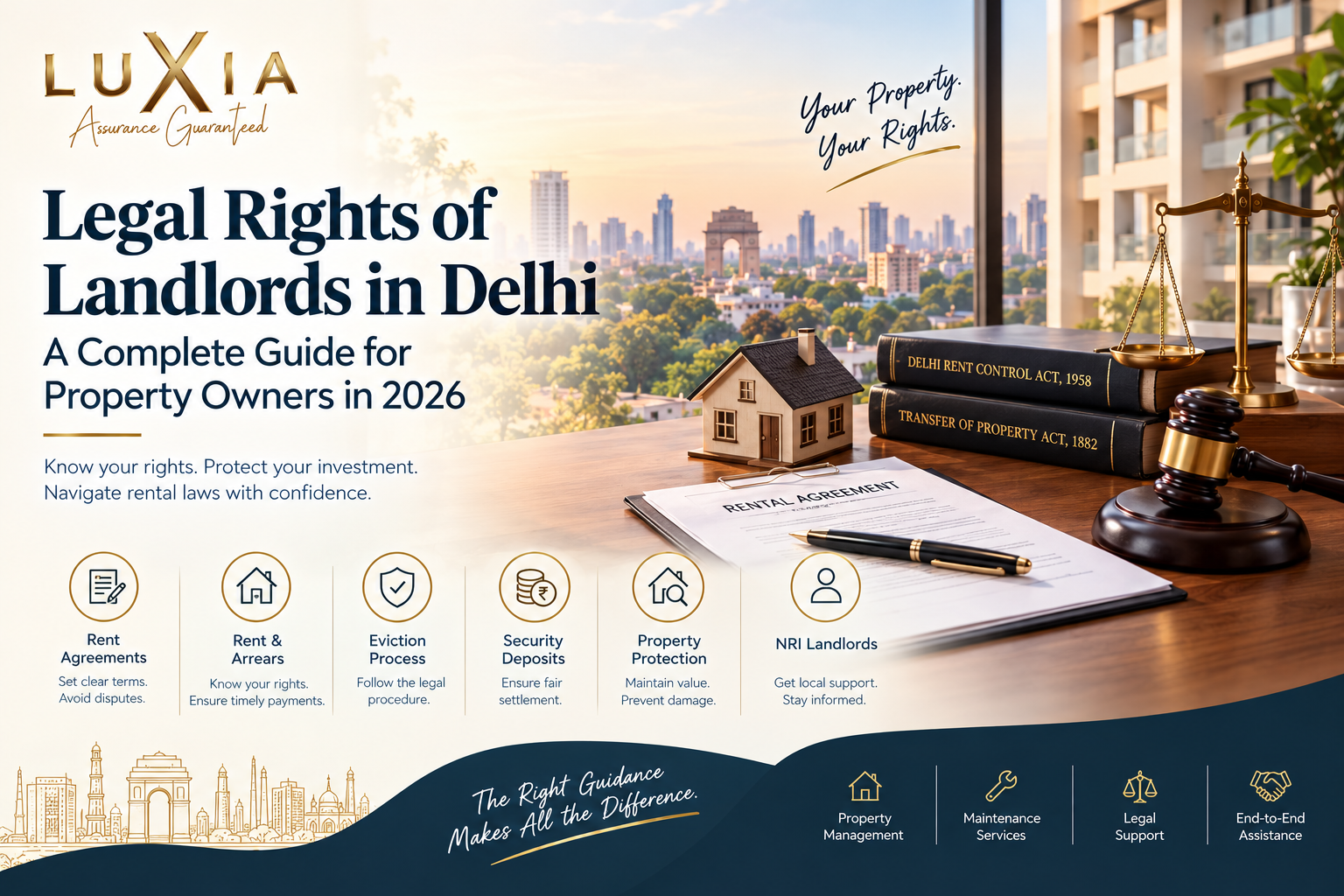 Legal Rights of Landlords in Delhi : Complete Guide