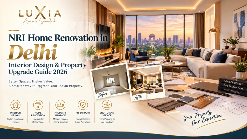 NRI Home Renovation in Delhi: Interior Design & Property Upgrade Guide 2026